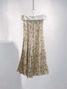 アイボリー ポリエステル 花柄 プリント スカート 90s ヴィンテージ古着